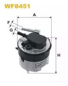 WIX FILTERS wf8451 -  Топливный фильтр